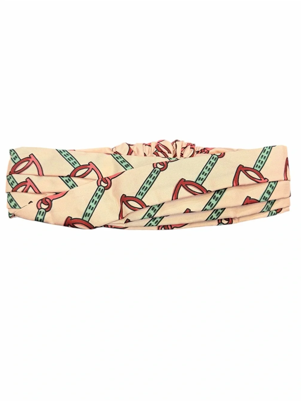 Gucci Pink Printed Silk Headband